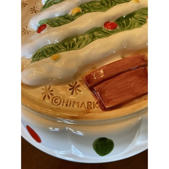 Set Of 3 Vintage Christmas Ceramic Hanging Molds, Santa Claus, Nutcracker, Tree - Picture 9 of 13